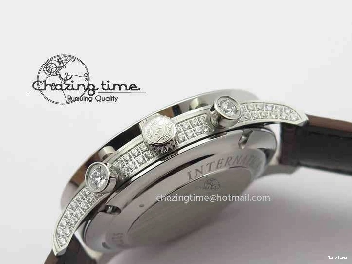 MIROTIME 0128 Unique Portuguese IW3714 Diam ZF V2 1:1 Best Edition Gray Dial On Brown Leather Strap A79350 (Slim Movement) 7250